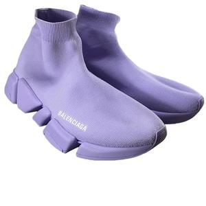 Purple Lilla Recycled Knit Speed 2.0 Stretch Sock Sneakers E606